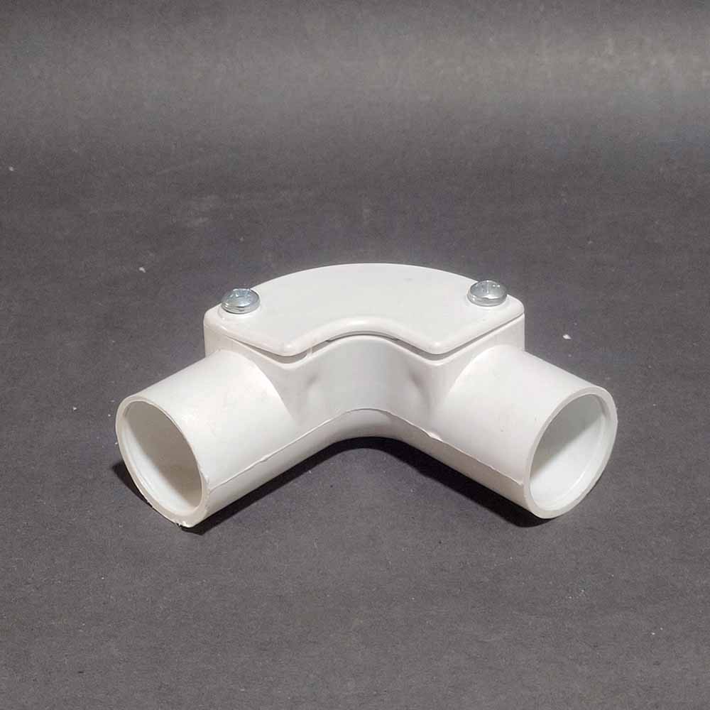 ELBOW PIPA LISTRIK PUTIH BAUT PVC 20 MM / ELBOW PIPA LISTRIK BAUT PUTIH 3/4