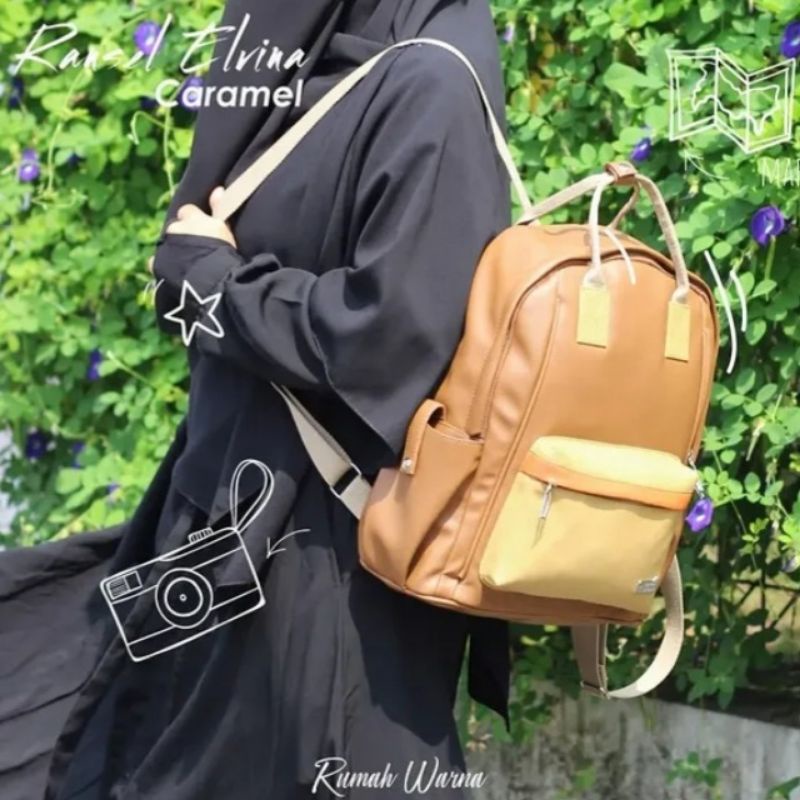 Tas Ransel Elvina Rumah Warna