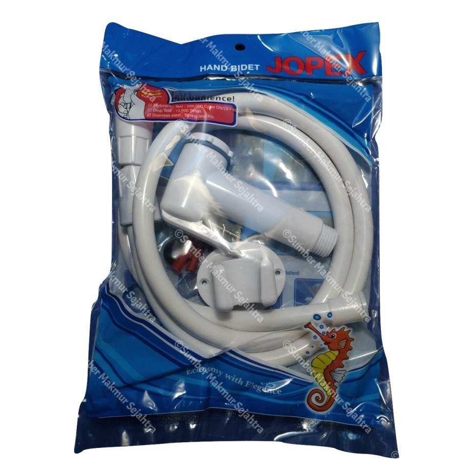 Dijual Jopex Semprotan Toilet / Bidet + Selang Flexible PVC 1/2" - BDC 02 W Murah