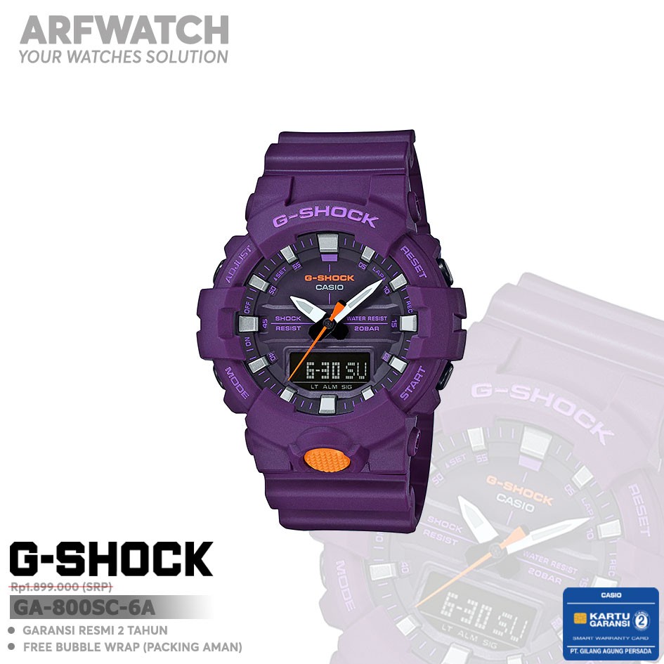 Casio G-Shock GA-800SC-6A / GA-800SC-6ADR Original