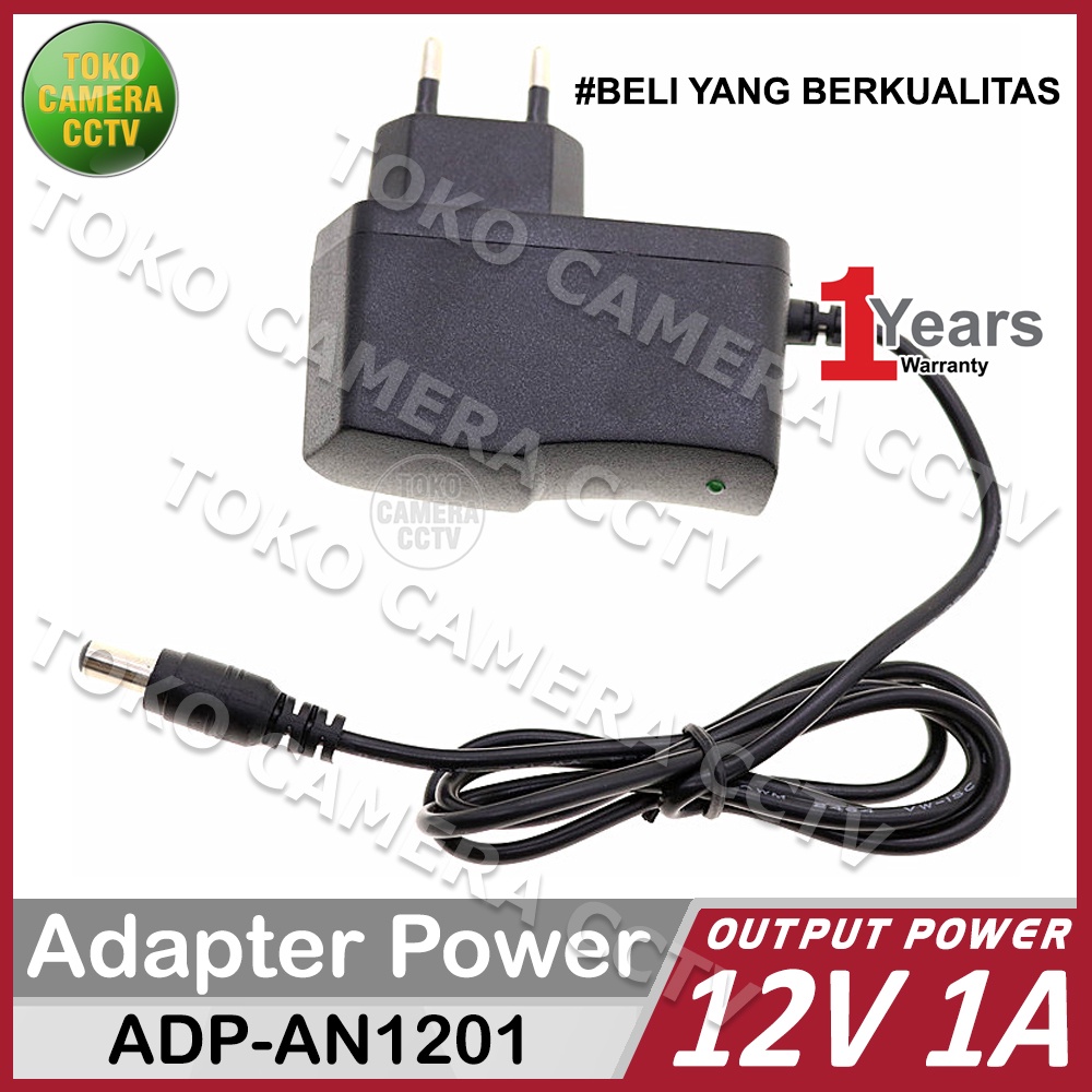 ADAPTOR 12V 1A POWER DC ADAPTER 12V BERGARANSI