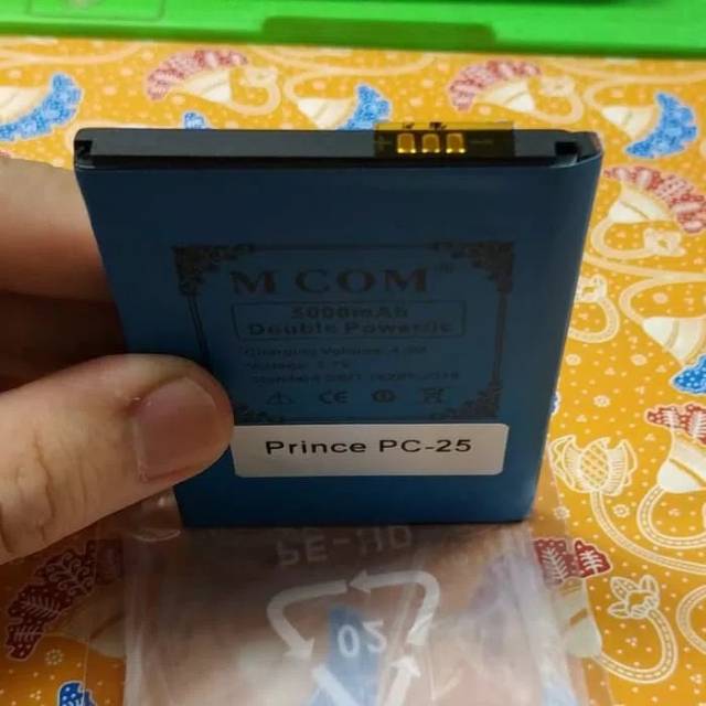 Baterai prince PC25 PC 25 Batre Prince PC12 Pro PC 12Pro