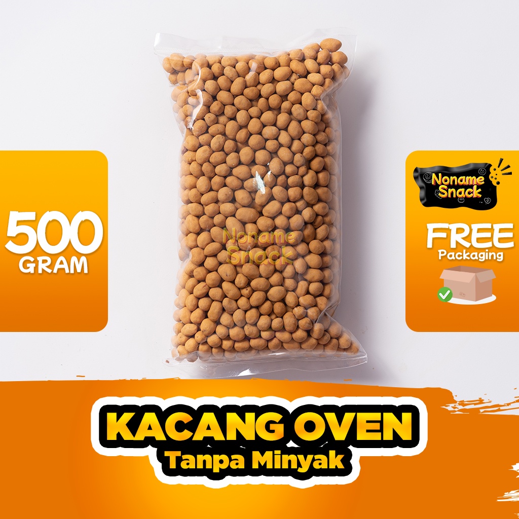 NoName Snack - Kacang Oven Tanpa Minyak Cemilan Grosir 500G