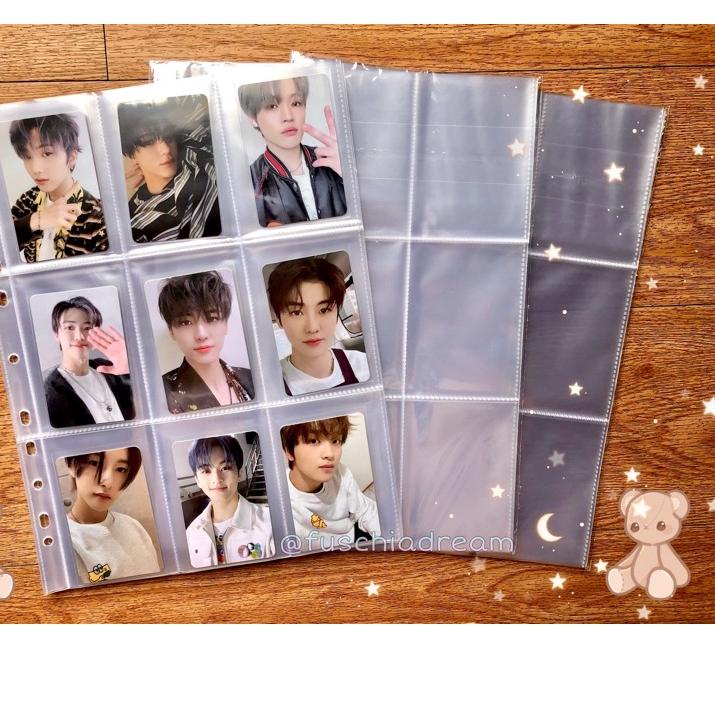 

Big Sale Sleeve 2p/3p/4p/6p/8p/9p/12p/20p 1 pak ukuran A4 2/3/4 Ring 爱