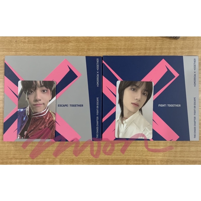 ALBUM TXT UNSEALED PC BEOMGYU SOOBIN FIGHT OR ESCAPE TOGETHER VERSION WEVERSE BENEFIT JEWEL CASE