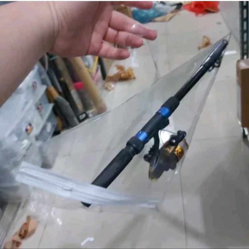 joran pancing set alat pancing murah tas mika plus bonus lengkap 1 set