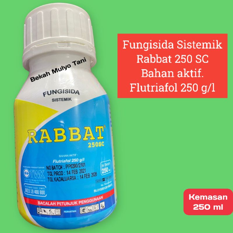 Fungisida Rabbat 250 SC 250ml obat pencegah dan pembasmi jamur pada tanama cabe tomat kubis dll