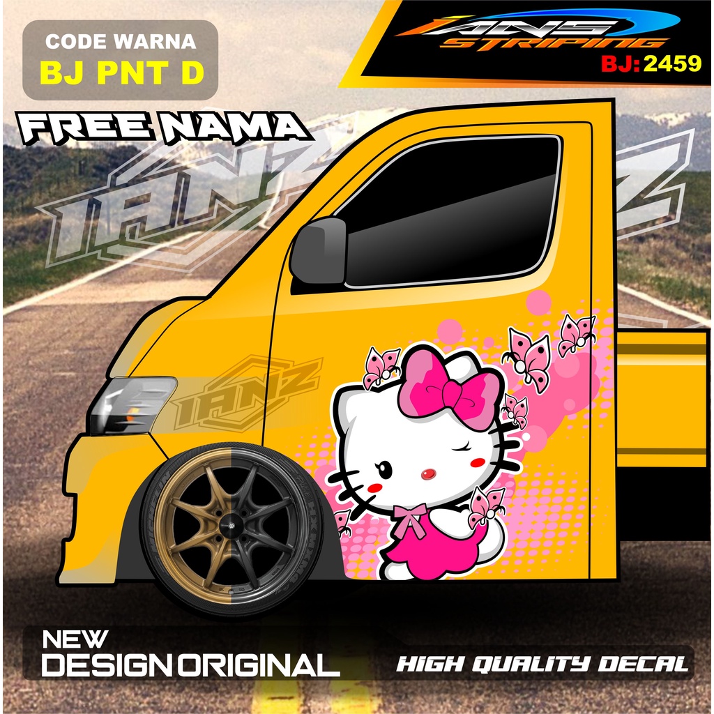 STICKER VARIASI PINTU PICK UP GRANMAX / DECAL STIKER PINTU MOBIL CARRY L300 / STIKER PINTU PICK UP / STIKER MOBIL