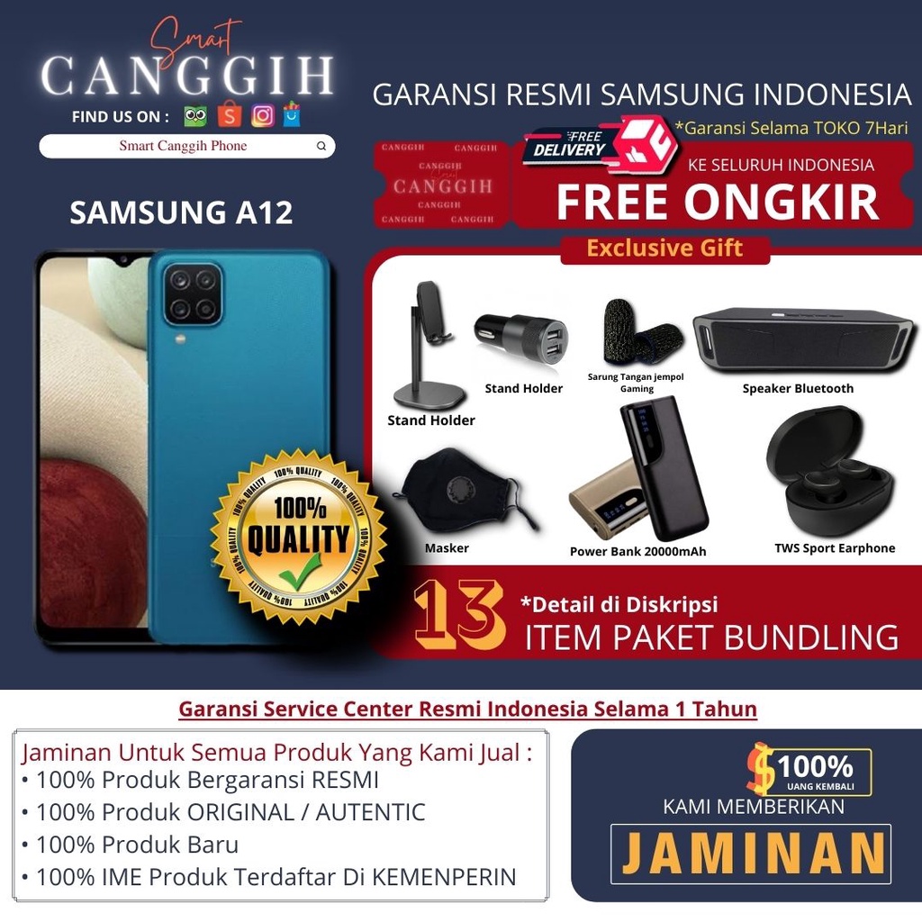 SAMSUNG A12 RAM 6/128 GB