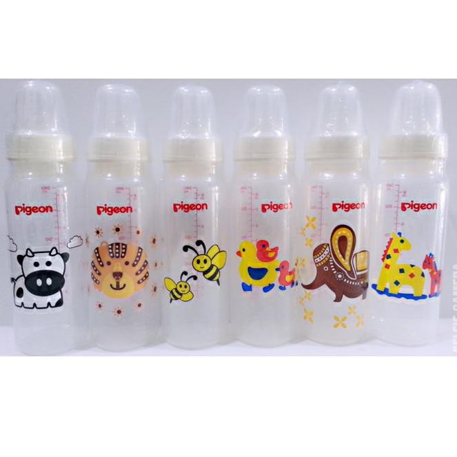 PIGEON - BOTOL SUSU PERISTALTIC NIPPLE BABY BOTTLE SLIM NECK ANIMAL