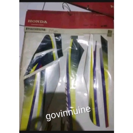 striping stiker sticker lis tiger 2001 2002 original asli