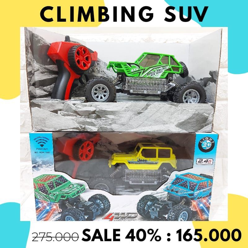 Mainan anak anak Mobil Climbing Suv