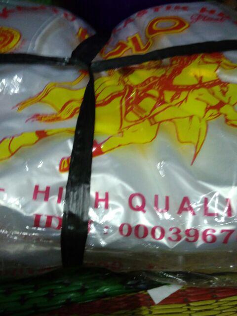 [ Hd Bening Polo ] Kantong Plastik Kresek Hdpe Bening Merk Polo