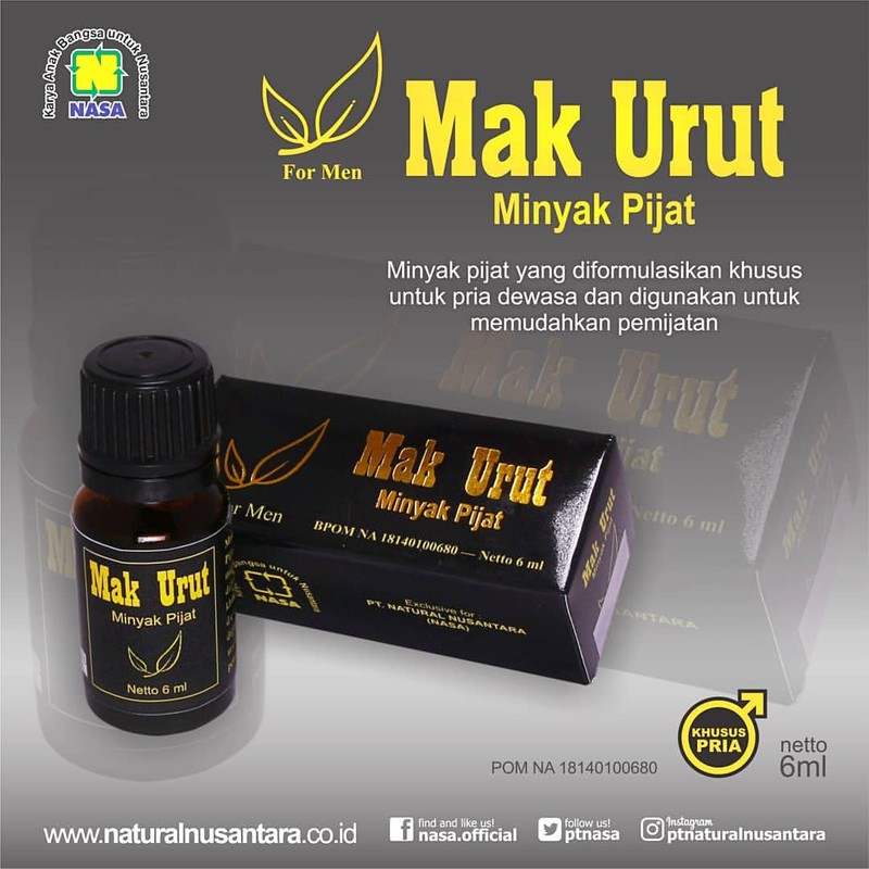 MAK URUT NASA - Minyak Pijat Pembesar dan Pemanjang Alat Vital Pria