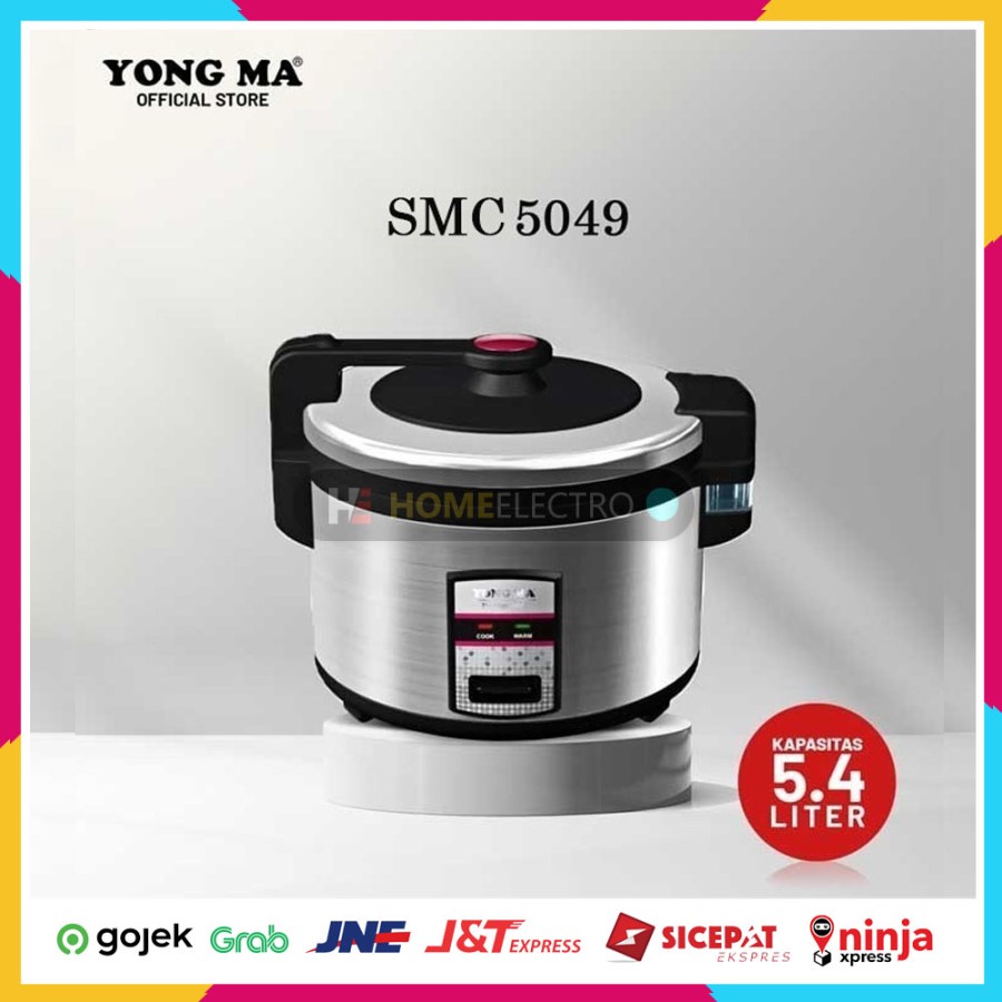 Yong Ma SMC-5049 Jumbo Rice Cooker SMC 5049 (5.4Lt)