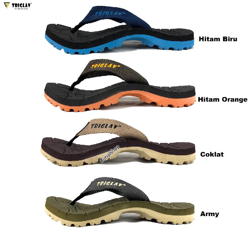 Sandal Gunung Pria Original Sendal outdoor Cowok Jepit Hiking Outdoor Adventure Dewasa Anak Anak BS