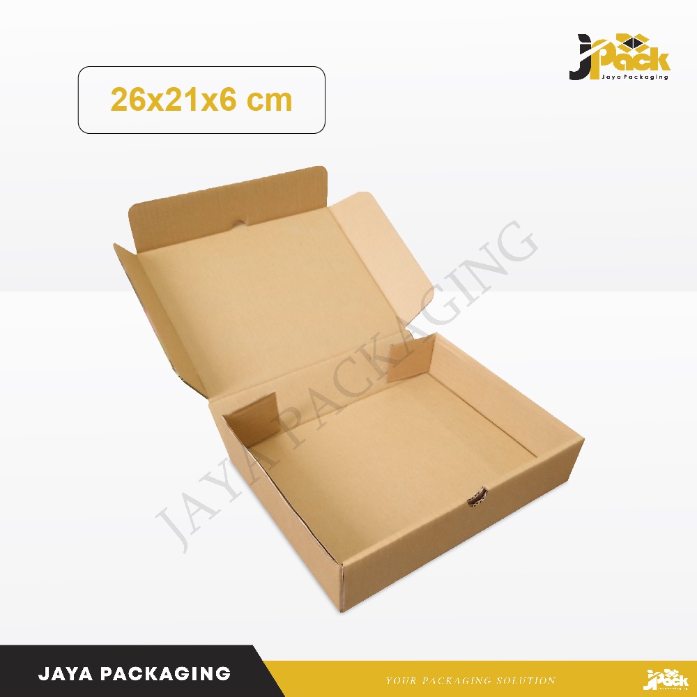

Box Packing 26x21x6 cm LD (Binder) Kardus/Karton/Polos/Pizza/hampers