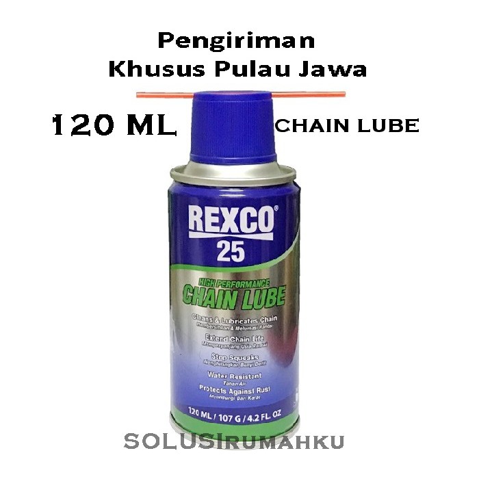 CHAIN LUBE REXCO 120 ML / MINYAK PELUMAS OLI RANTAI