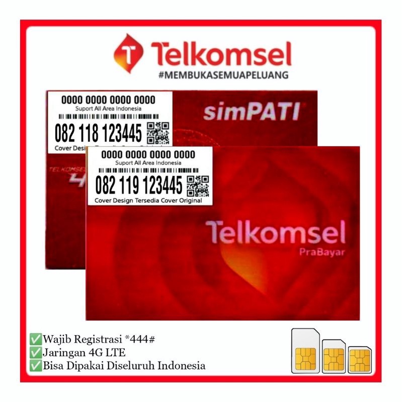 Nomer Cantik Telkomsel Simpati  Couple Naik Angka 12345