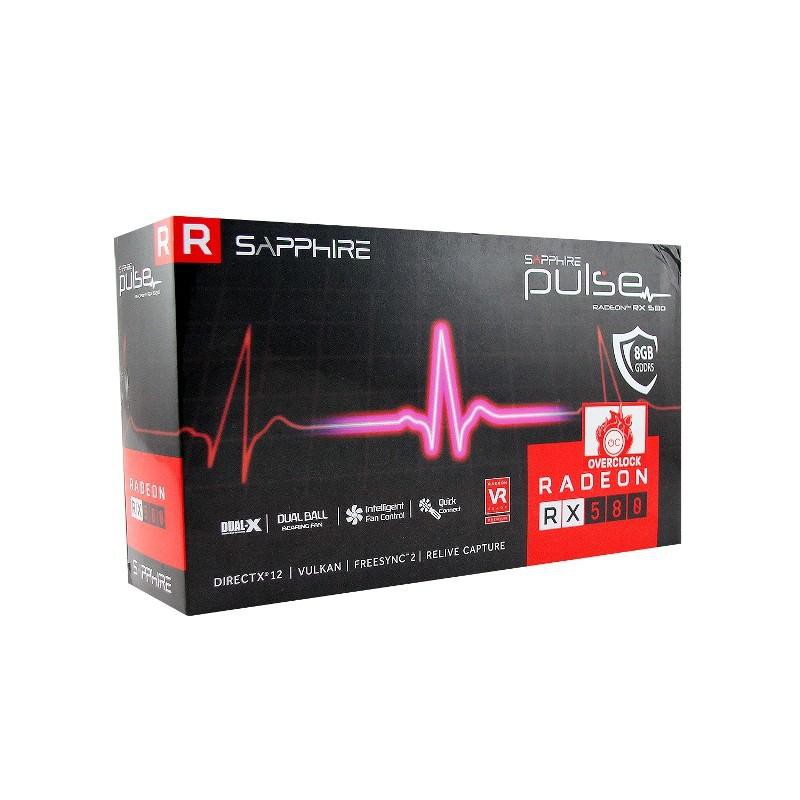 CUCI GUDANG VGA GAMING VGA CARD SAPPHIRE PULSE RADEON RX580 8GB DDR5 GARANSI