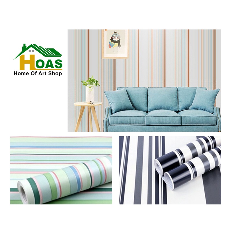 Hoas Sticker Wallpaper Premium PVC Wallpaper Dinding Motif Nature Size 45Cm X 8M Bahan PVC Bagus Hig