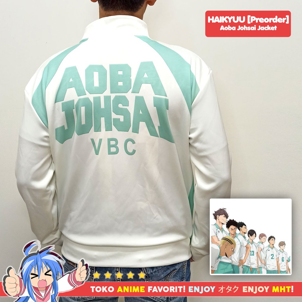 Jaket Anime Full Print Haikyuu Aoba Johsai