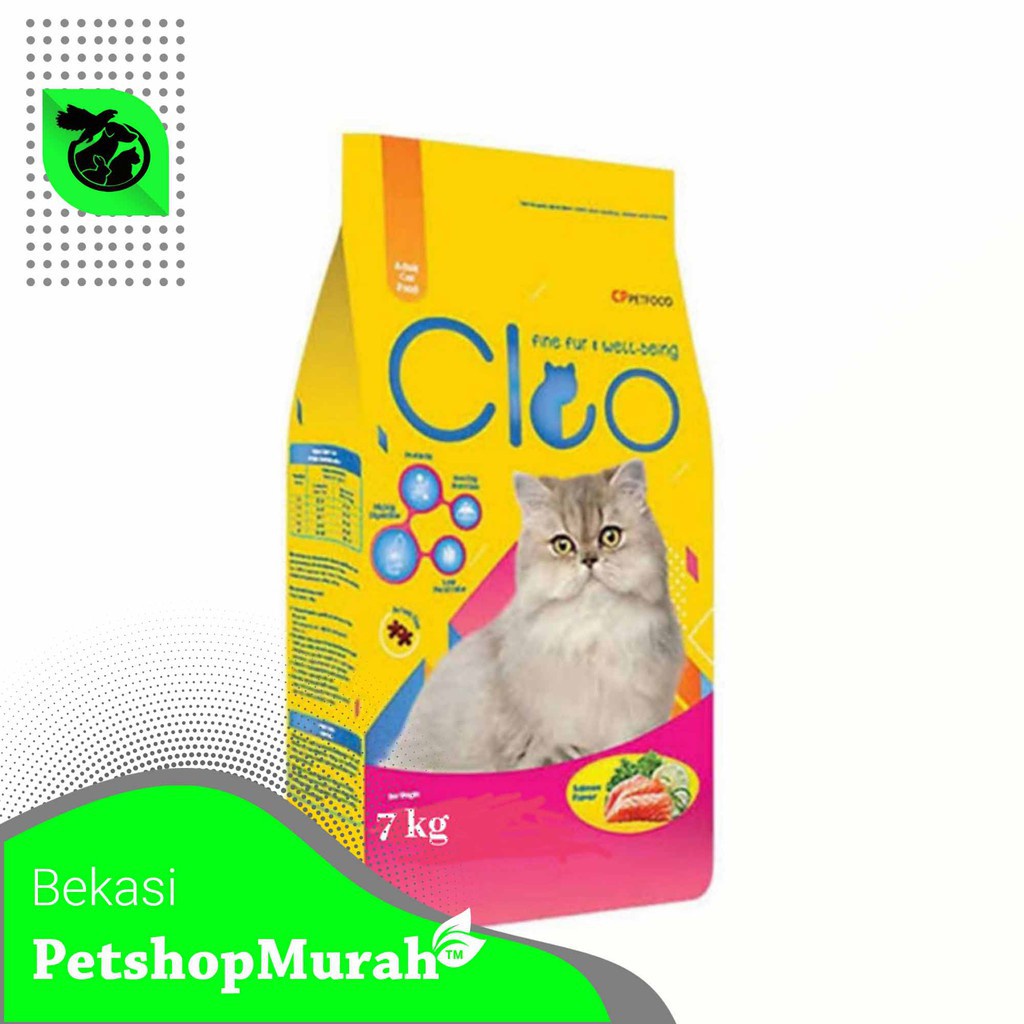 Makanan Kucing Dewasa Cleo Salmon 7kg Cat Food Adult