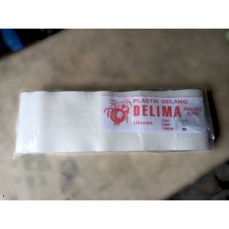 selang plastik rangkepan merk delima