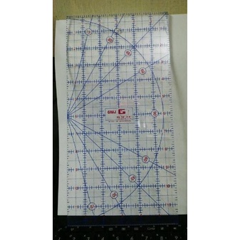 

Unik Gmj Ruler Quilting Uk 6X12" Trendi