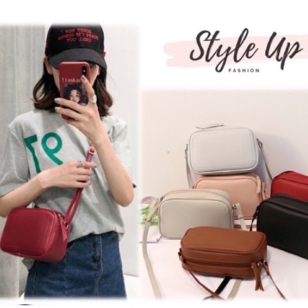 BAJ COD TAS SELEMPANG AZURA - Tas Slempang Wanita Fashion Korea Casual Sling-bag aliesha - BM / TF018