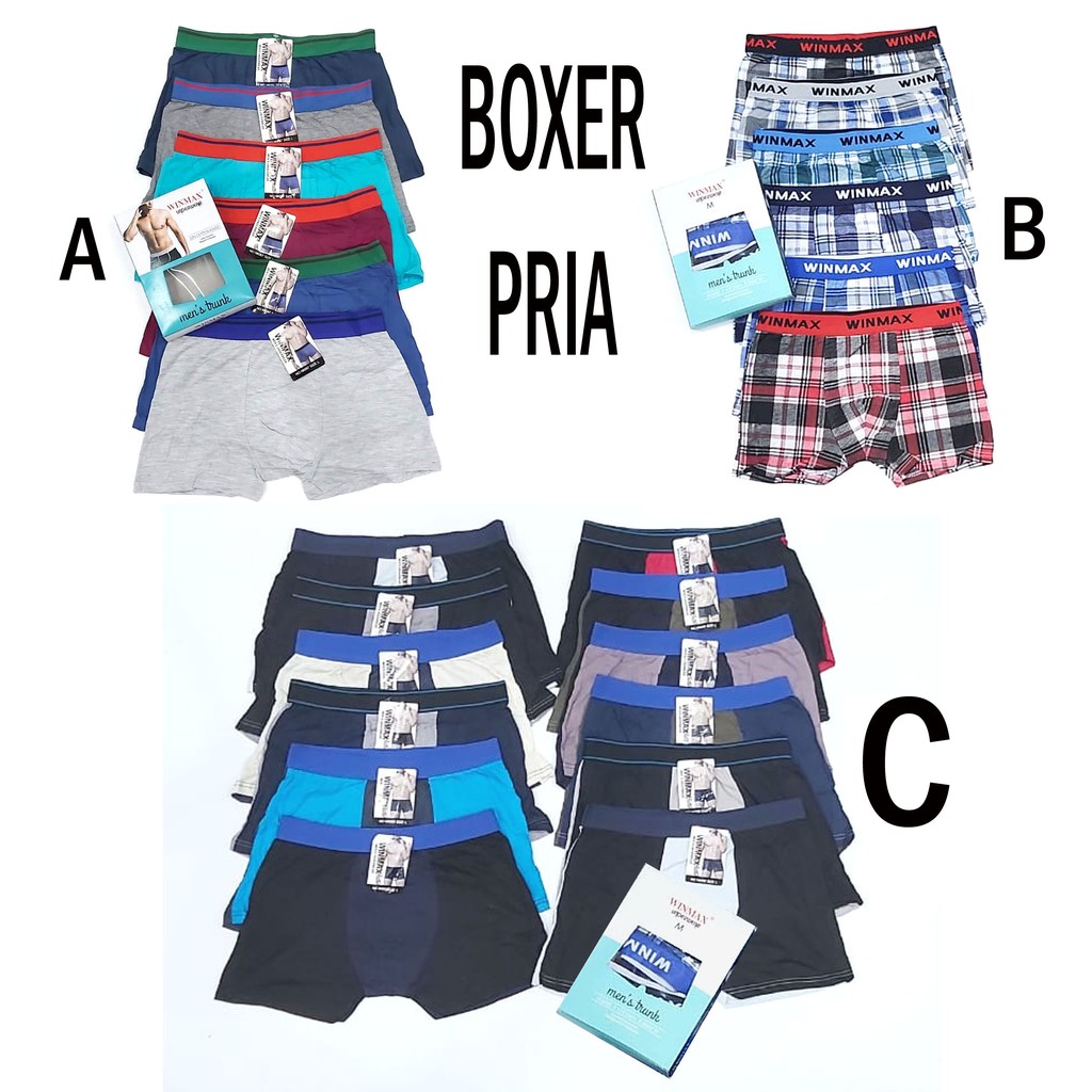 Boxer PRIA WINMAX Bahan Katun