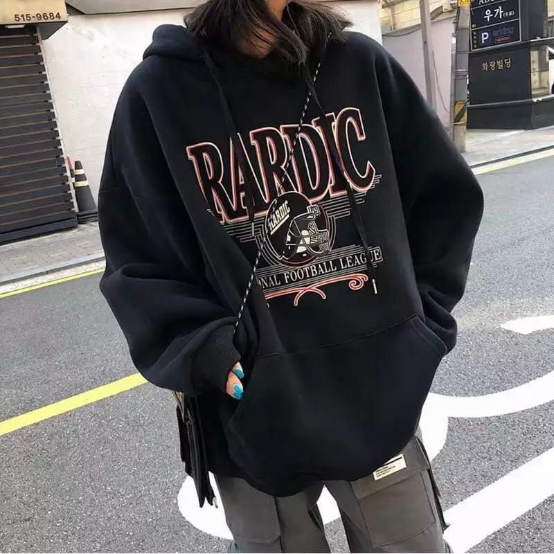 RARDIC SWEATER HOODIE UNISEX FLEECE TEBAL TERBARU'