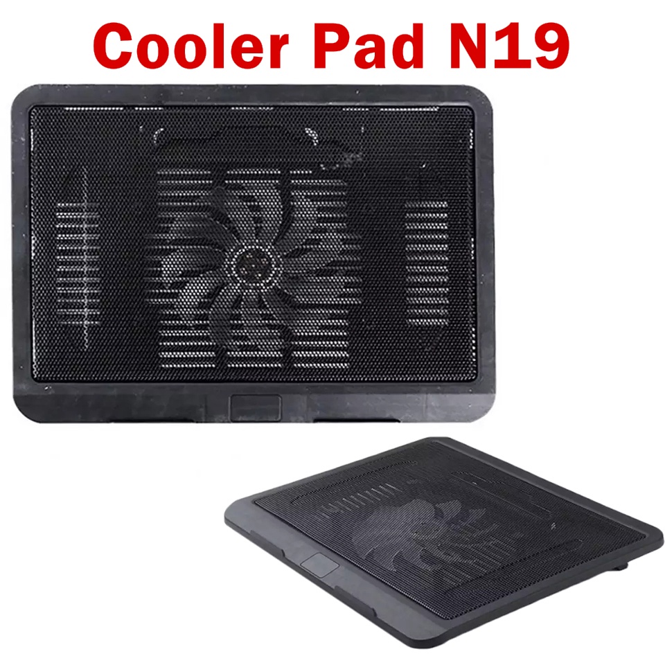 Jual Cooling Cooler Pad Fan Kipas Pendingin Laptop Notebook N19 14 Inch ...