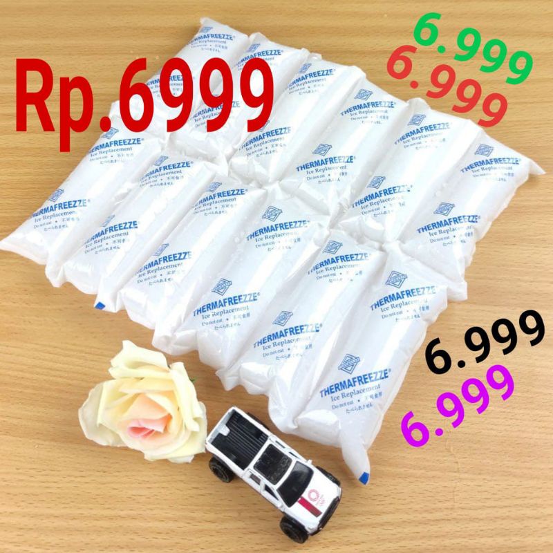 thermafreeze ice gel lembaran 1 lembar isi 12 pcs ice gel thermafreeze