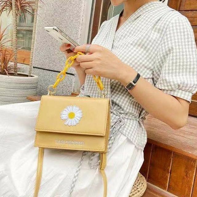 HF DAILY - TAS SELEMPANG WANITA FSHION BAG MOTIF BUNGA