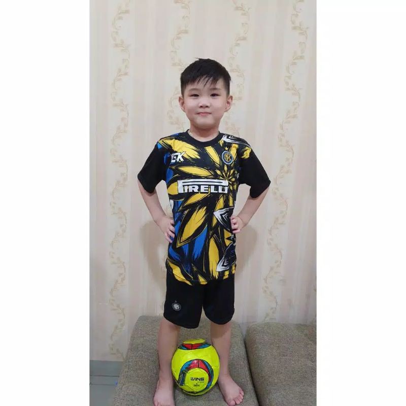 SETELAN KAOS BOLA ANAK/SETELAN JERSEY/SETELAN BAJU BOLA ANAK/ SML/INTER