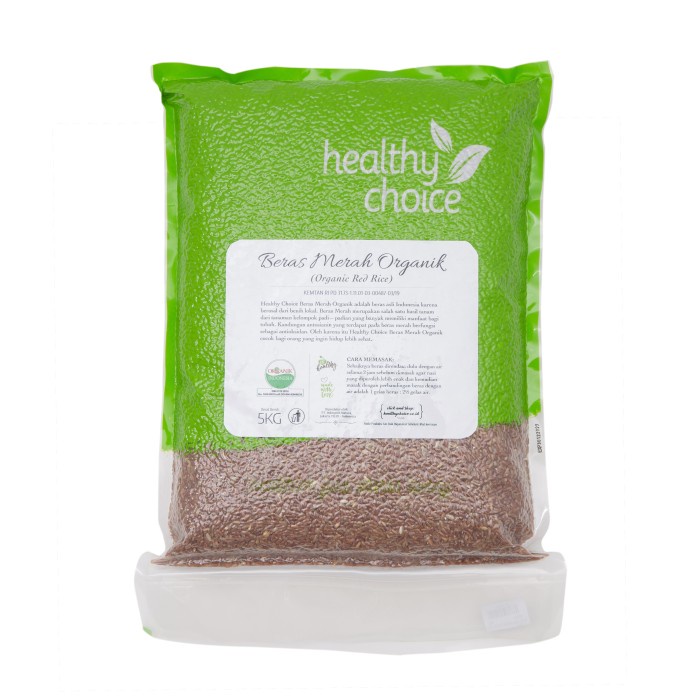 

Healthy Choice Beras Merah Organik 5kg