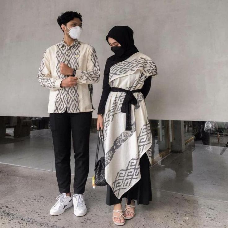 Special Price.. Baju Tenun couple - couple tenun - set couple tenun - set couple kondangan - set cou