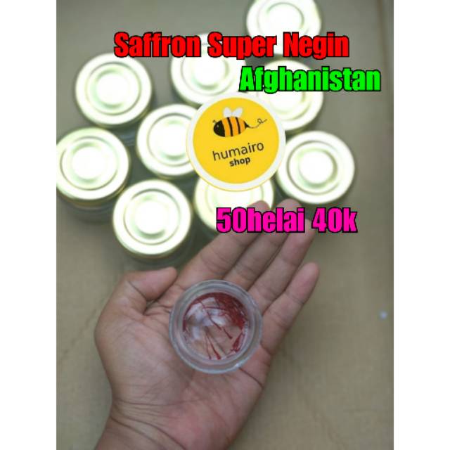 

Promo : Saffron safron Super Negin premium murah isi 50 helai plus botol kaca 100% original