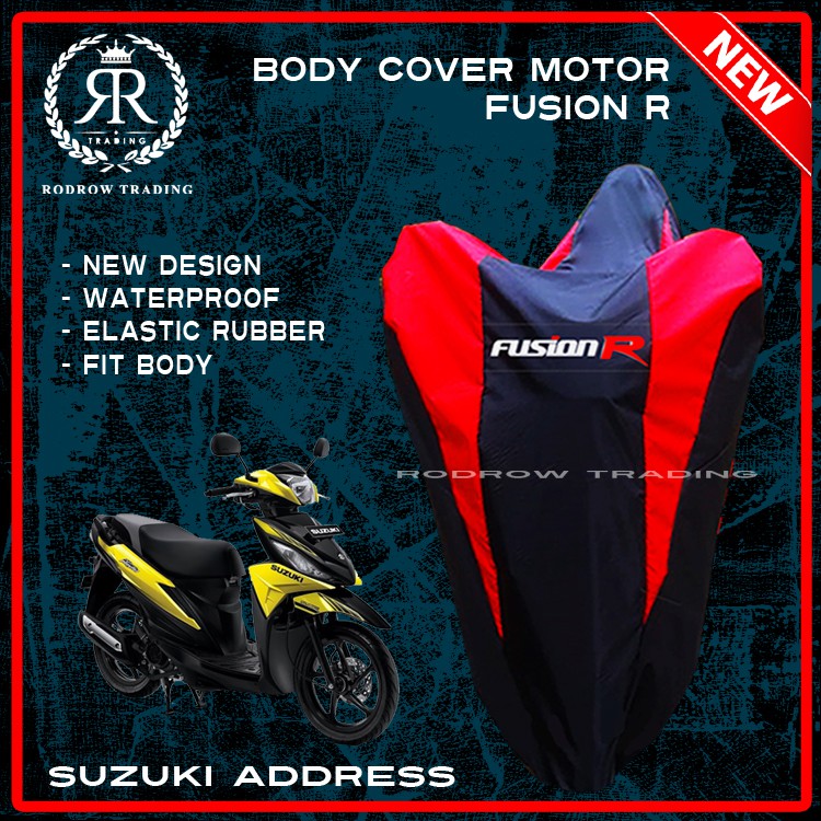 Body Cover Suzuki Address / Sarung Motor Suzuki Address - FUSION R