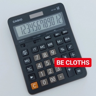

Casio GX-12B Calculator - Desktop Kalkulator 12 Digits Meja Office GX 12 B