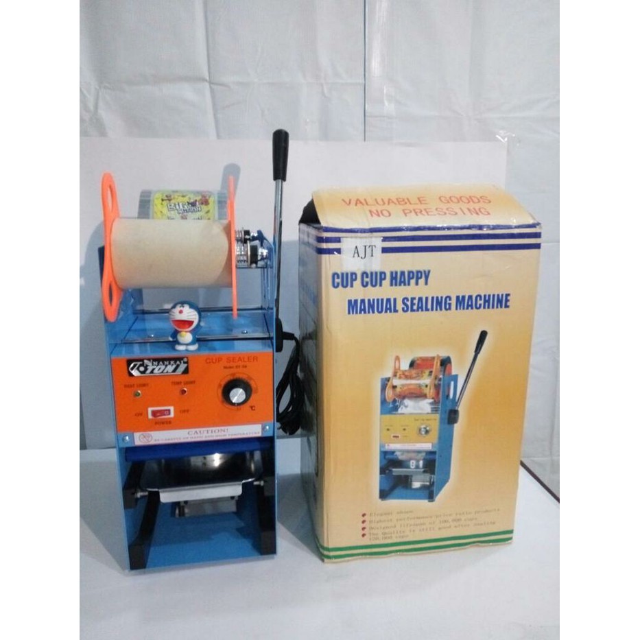 Mesin Press Gelas Plastik Manual Sealing Machine Cup Sealer Eton ET D8