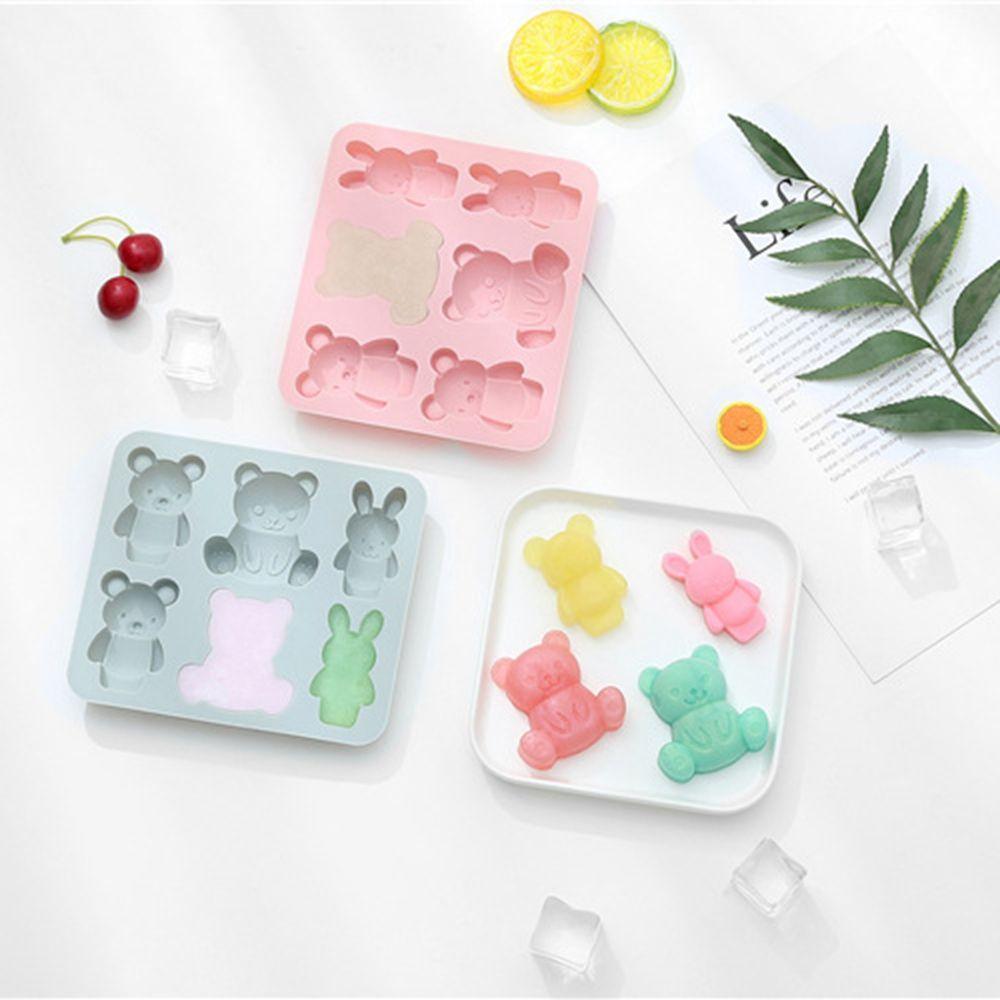 [Elegan] Cetakan Coklat Silikon 6rongga Hari Valentine Chocolate Maker Alat Dapur Dekorasi Pesta Membuat Permen Coklat Baking Aksesoris Fondant
