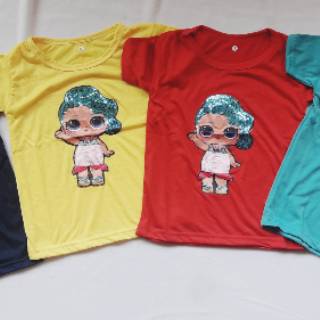  Kaos  led lol murah grosir  anak  perempuan  1th 1 Shopee 