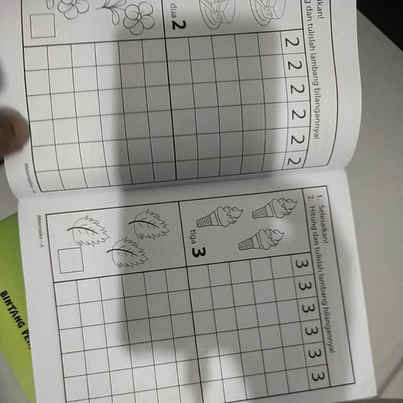 ORI buku matematika untuk taman kanak-kanak kelompok A penerbit bintang pendidikan