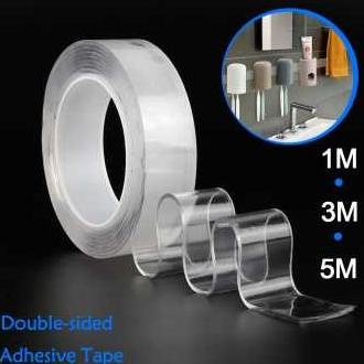 

SzGlue Double Tape Perekat No Trace Washable Sticker - J007 Transparan