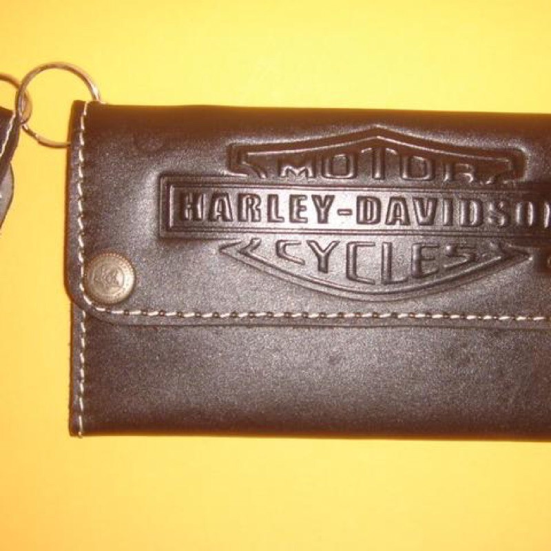 Dompet kulit Harley Davidson Free Tali kulit