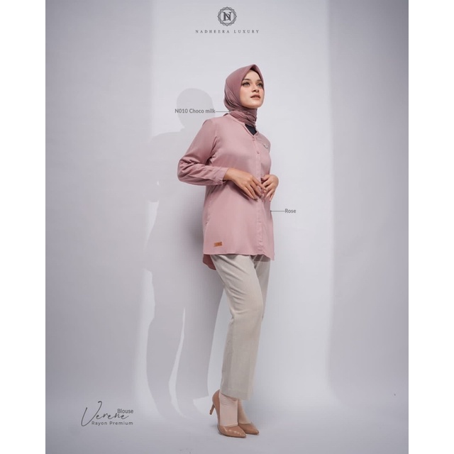 NADHEERA LUXURY ✔️ VERENE BLOUSE BY NADHEERA LUXURY ORI | ATASAN WANITA | BLOUSE KERJA