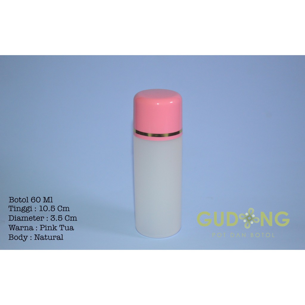 Botol YL 60 ML Warna Pink Tua  Kemasan 25 Pcs Rp 1300 