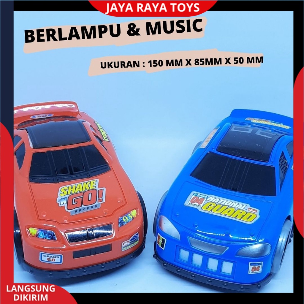 Mainan anak mobil -Mobilan Super Cars Racing Vehicle Berlampu bersuara versi terbaru